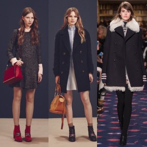 1 & 2: See by Chloé; 3: Sonia Rykiel  